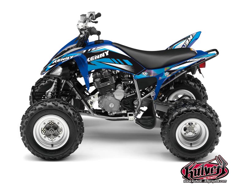 Yamaha 250 Raptor ATV Kenny Graphic Kit Blue