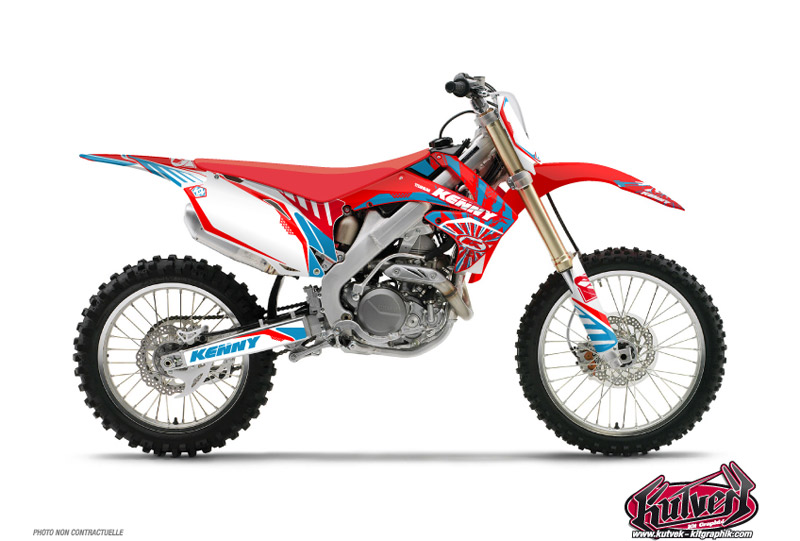 honda dirt bike kenny  graphic kit 