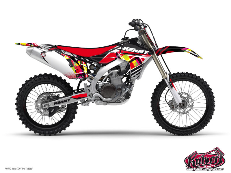 yamaha dirt bike kenny  graphic kit red
