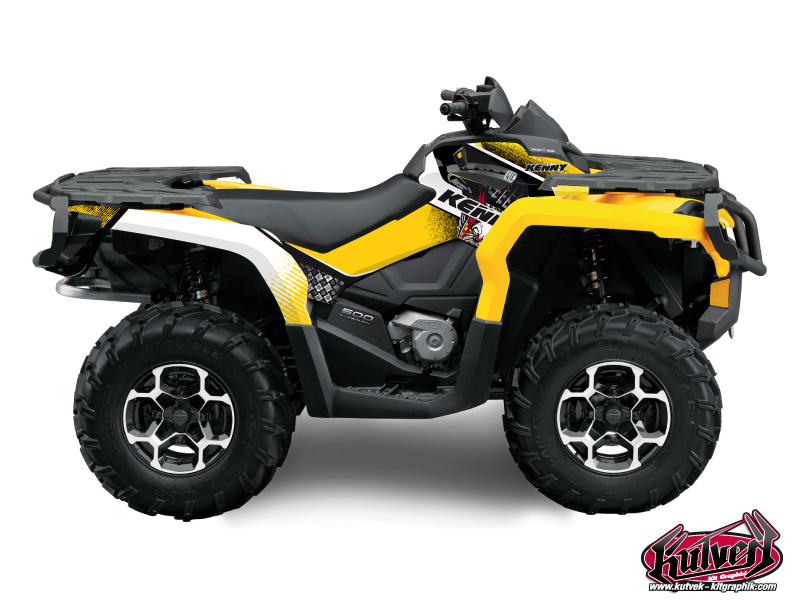Can Am Outlander 1000 ATV Kenny Graphic Kit