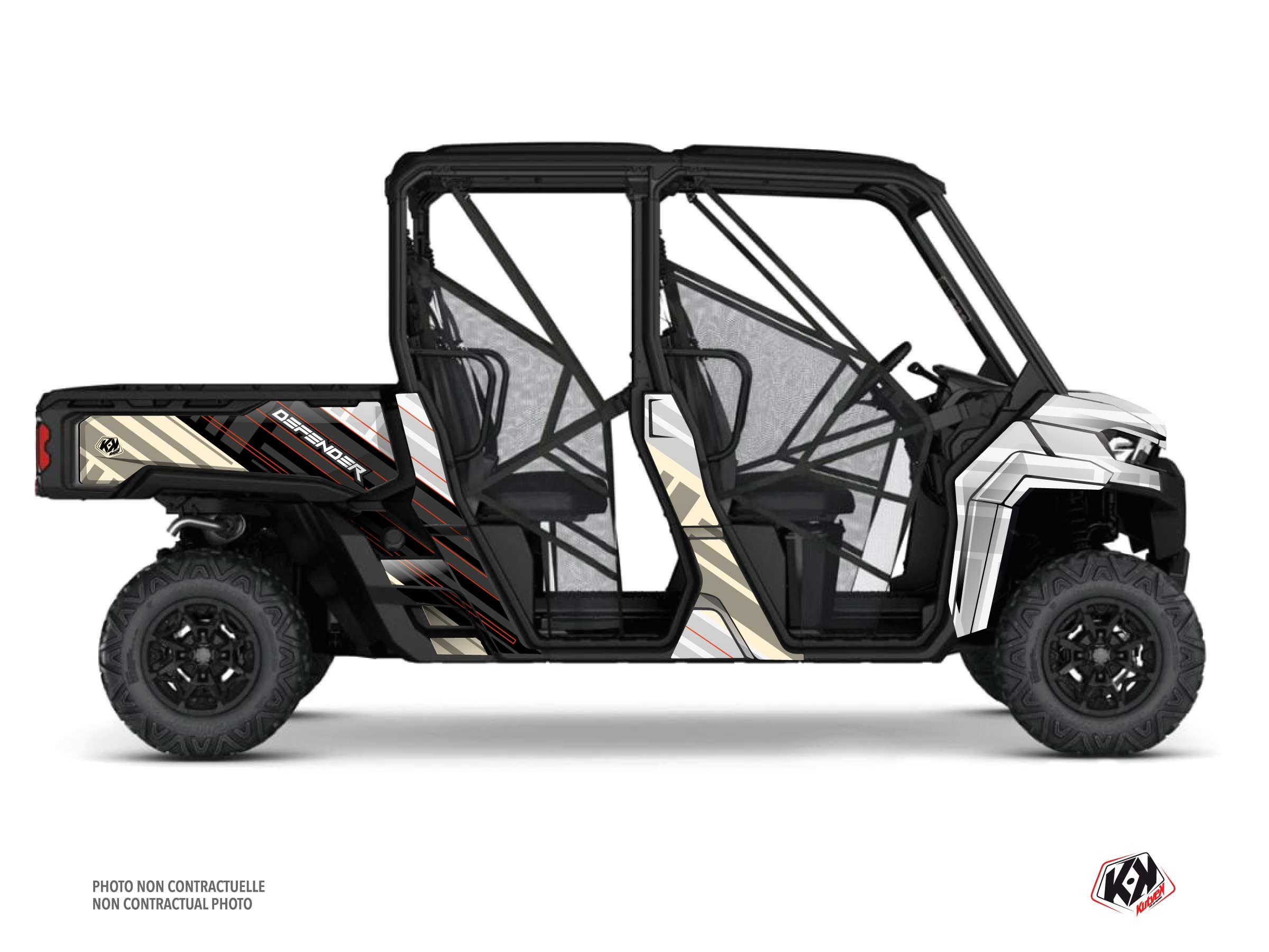 kit déco ssv can-am defender max kinetik sable  