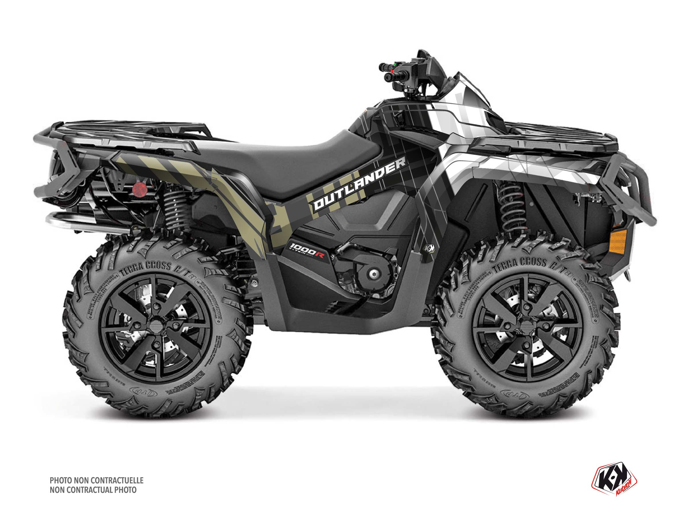 Kit Graphique quad can-am outlander 1000 r kinetik craie