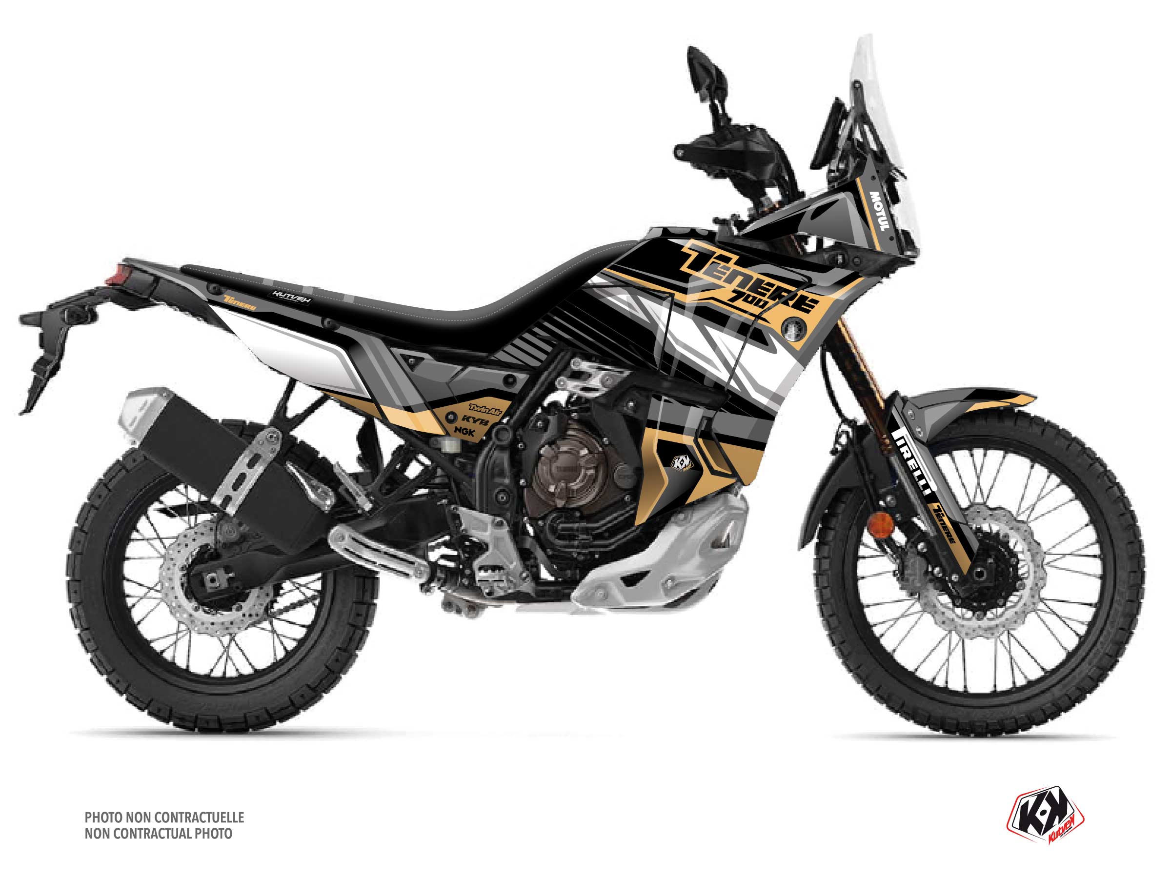Kit Déco Moto Klamber Yamaha TENERE 700 World Raid Sable