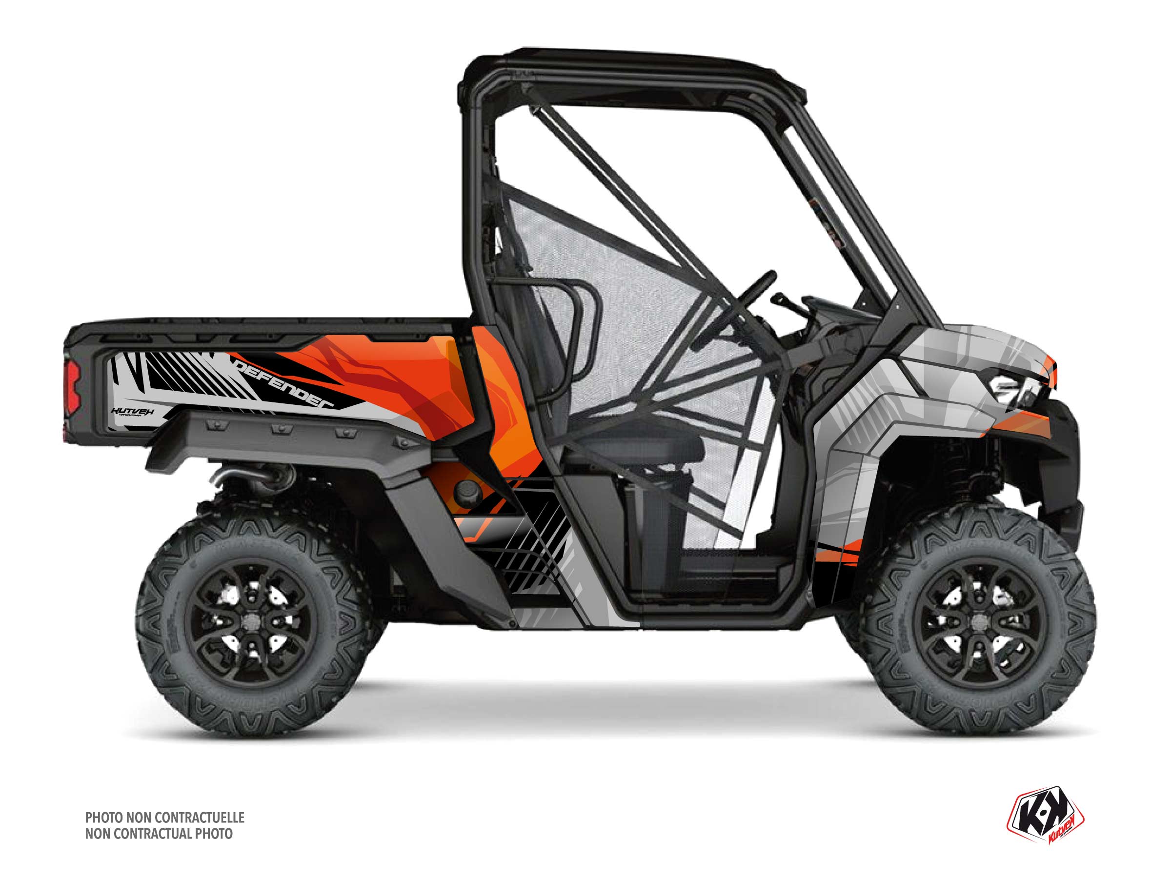 kit déco ssv can-am defender kliff rouge  