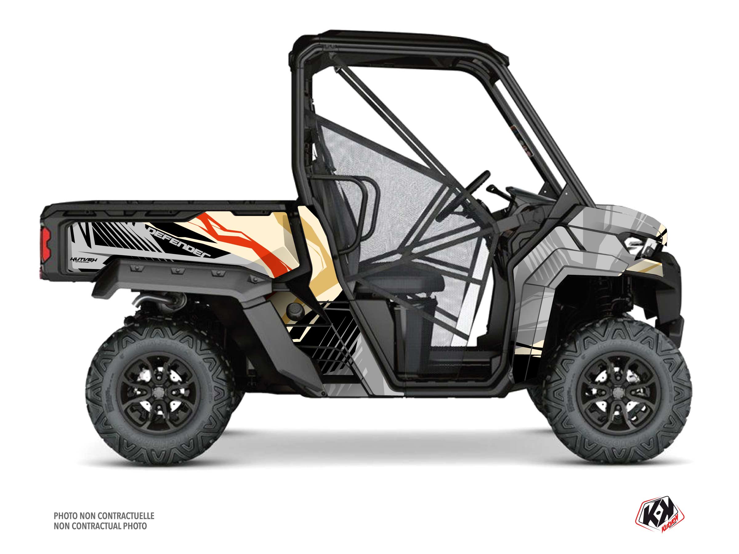 kit déco ssv can-am defender kliff sable  