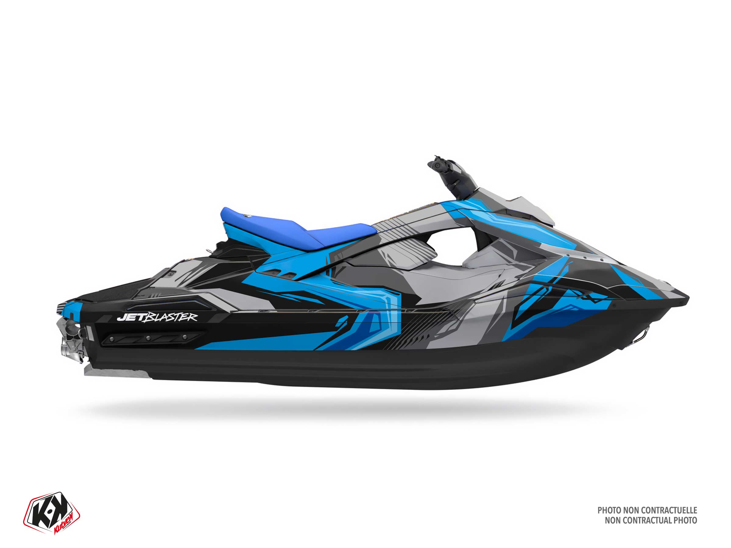 kit déco jet-ski yamaha kliff bleu 