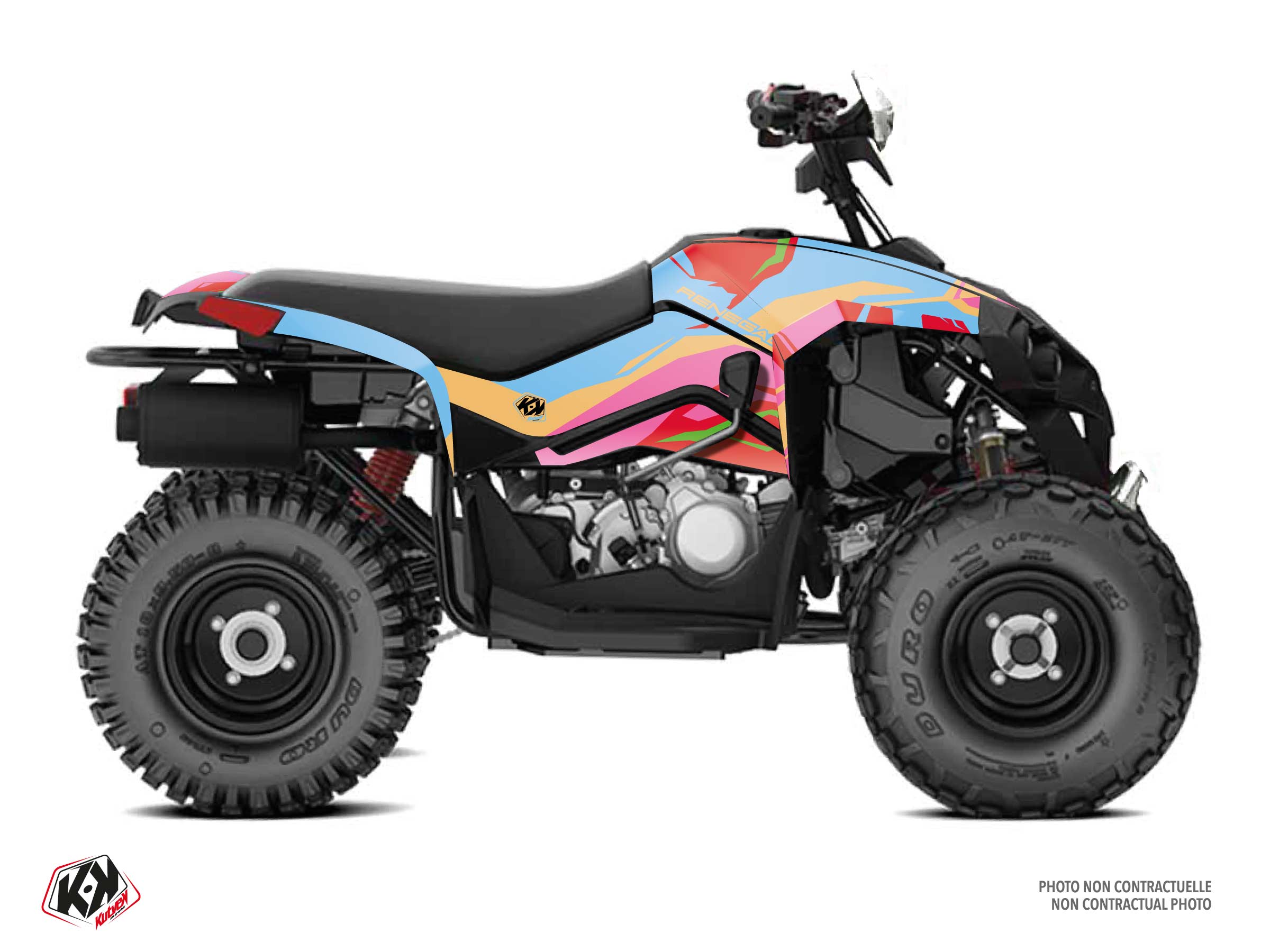 kit déco quad can-am renegade 110 kliff colors