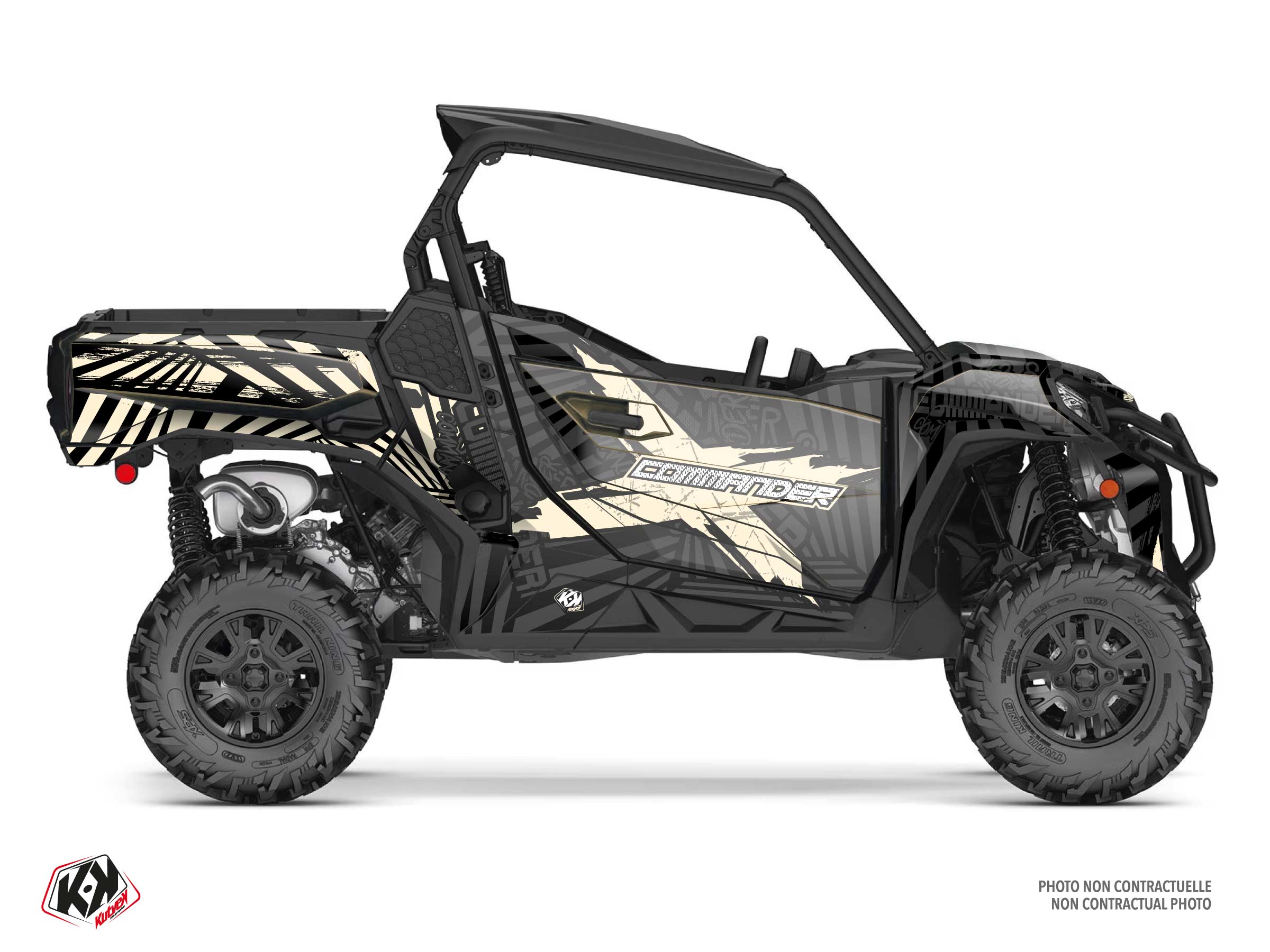 can-am utv kollector  graphic kit sand