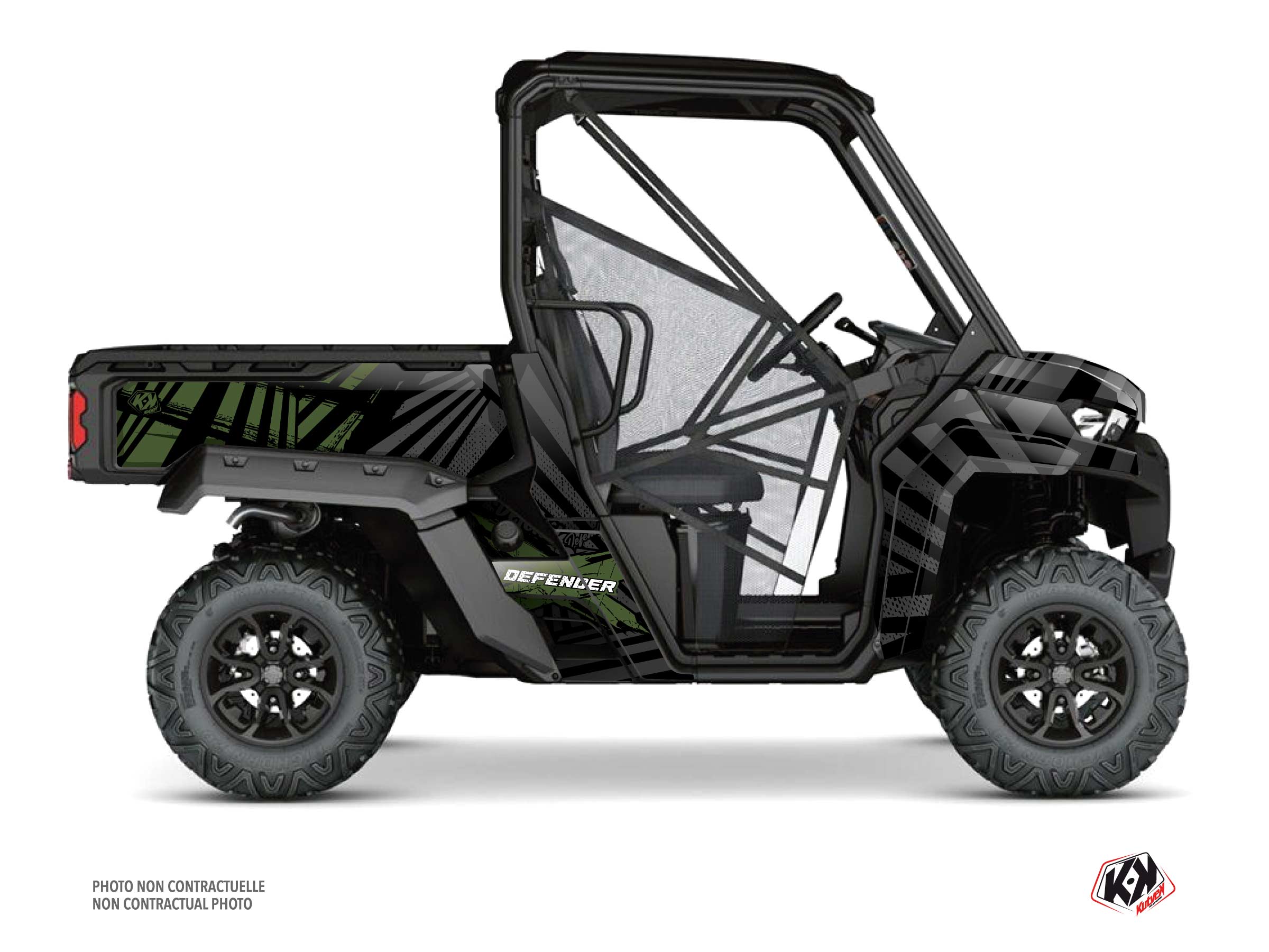 Kit Graphique ssv can-am defender kollector vert