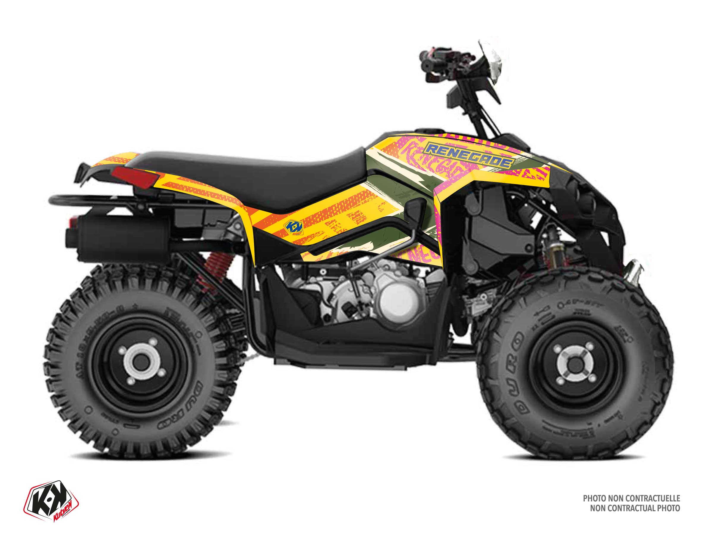 kit déco quad can-am renegade 110 kollector colors