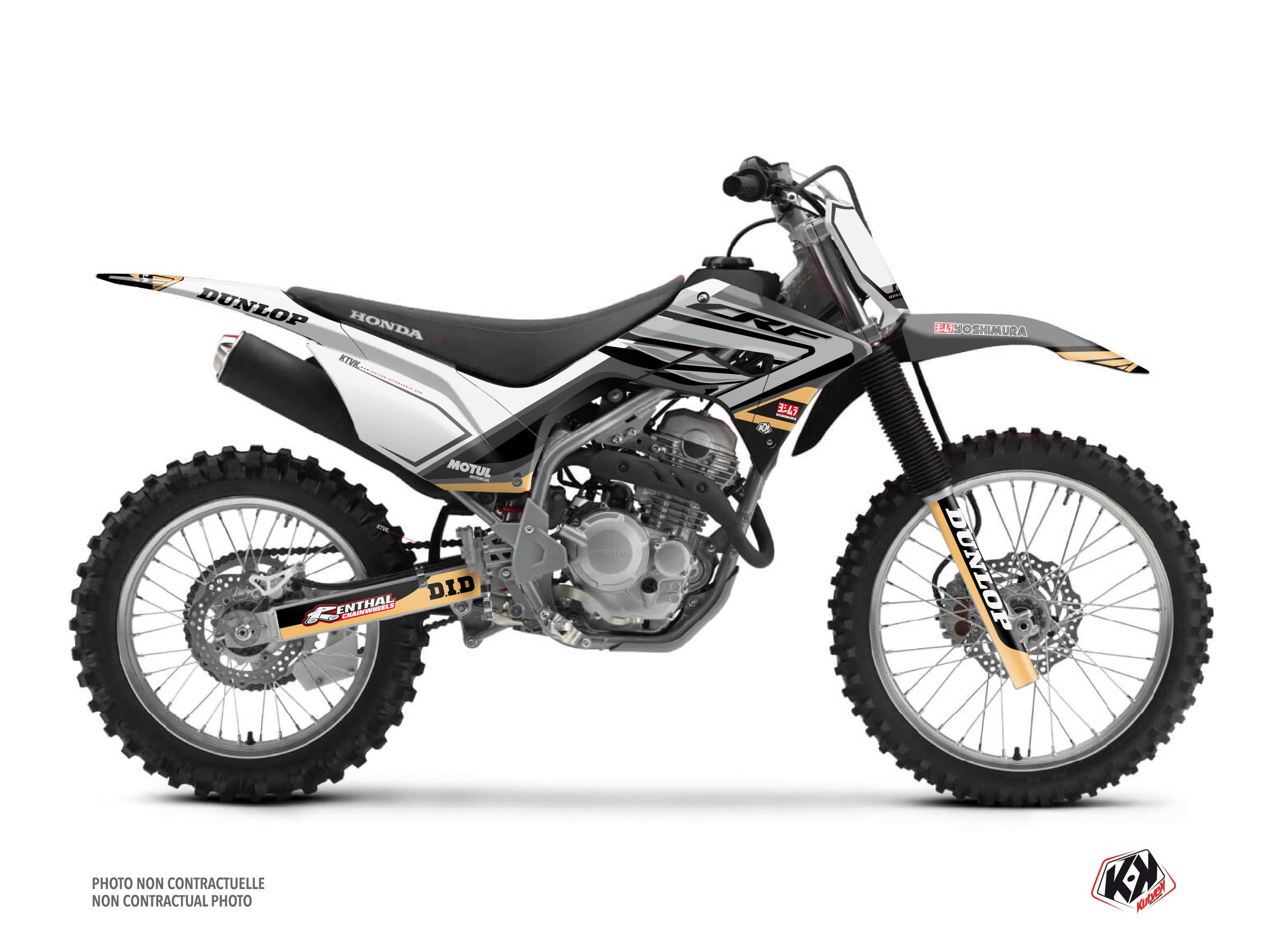 kit déco motocross honda kondor gris 