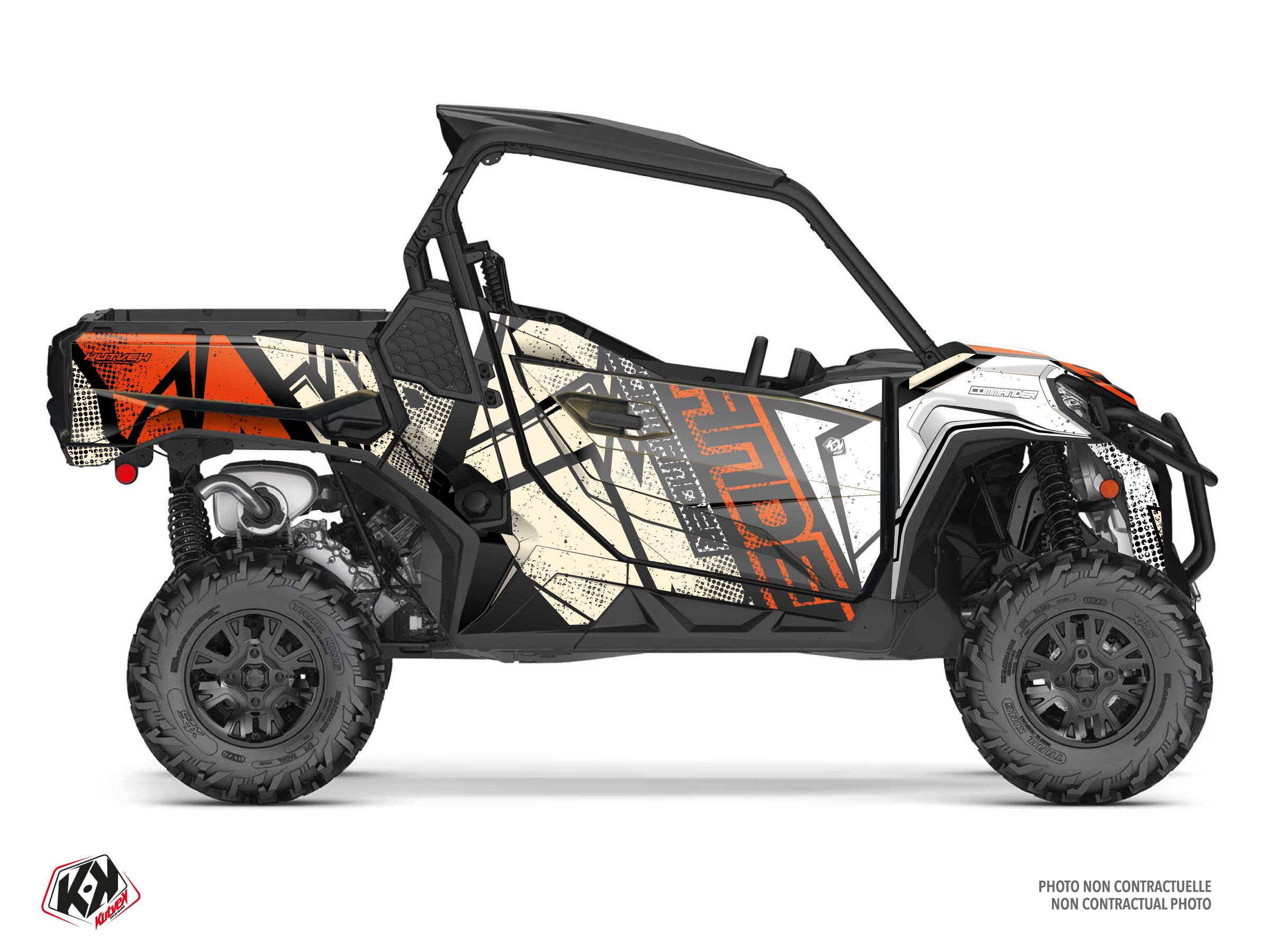 can-am utv kraft  graphic kit sand