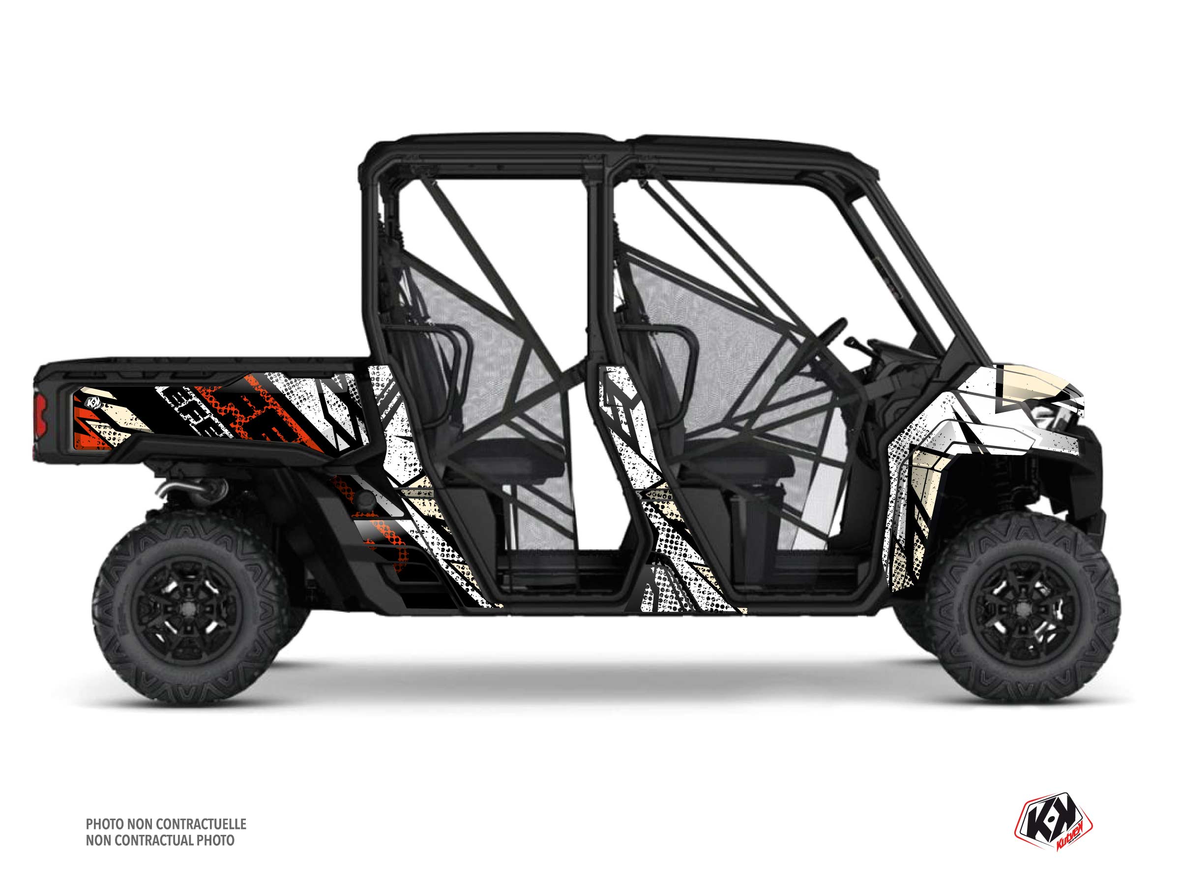 Kit Graphique ssv can-am defender max kraft sable