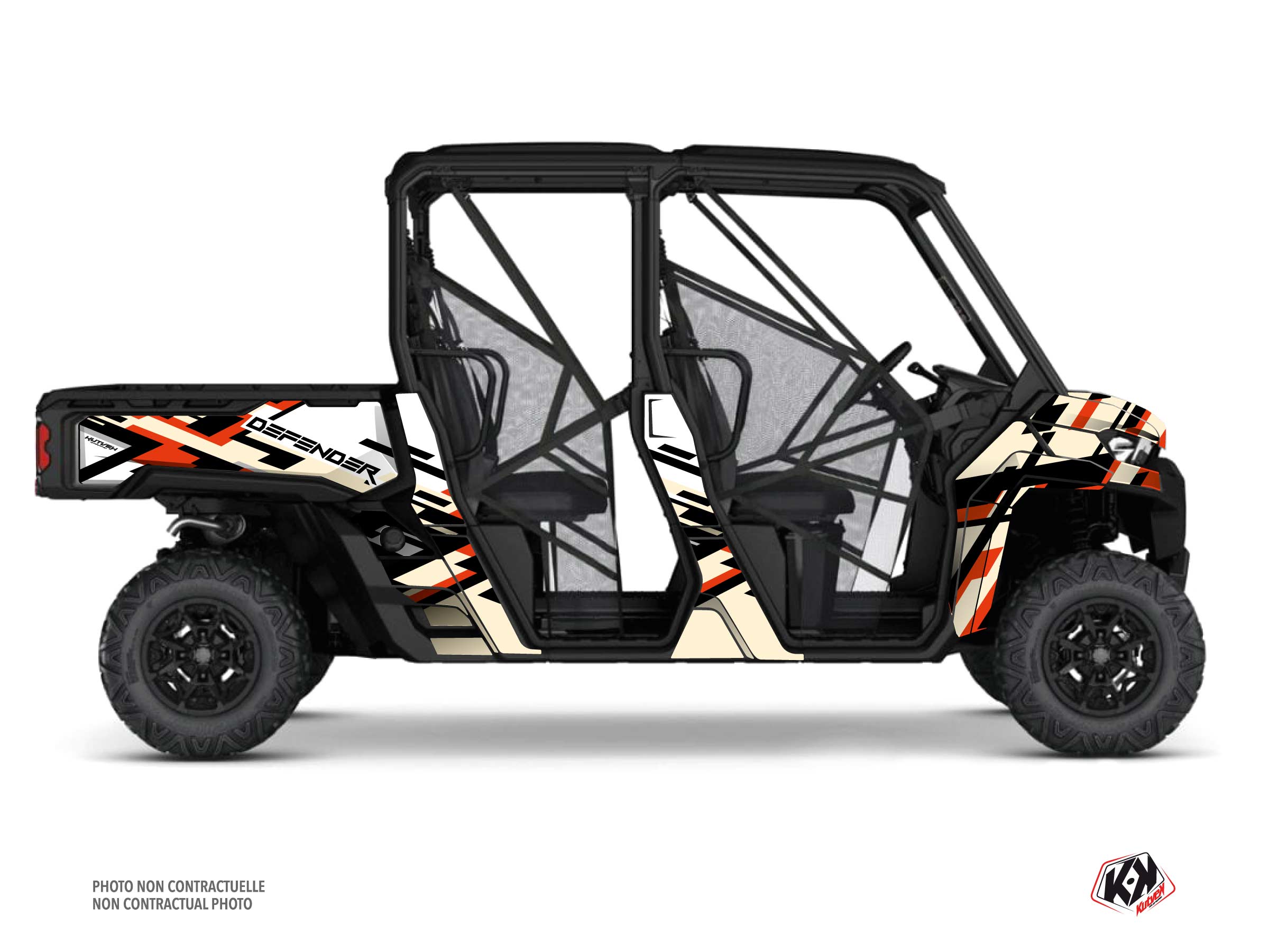 Kit Graphique ssv can-am defender max lane sable  