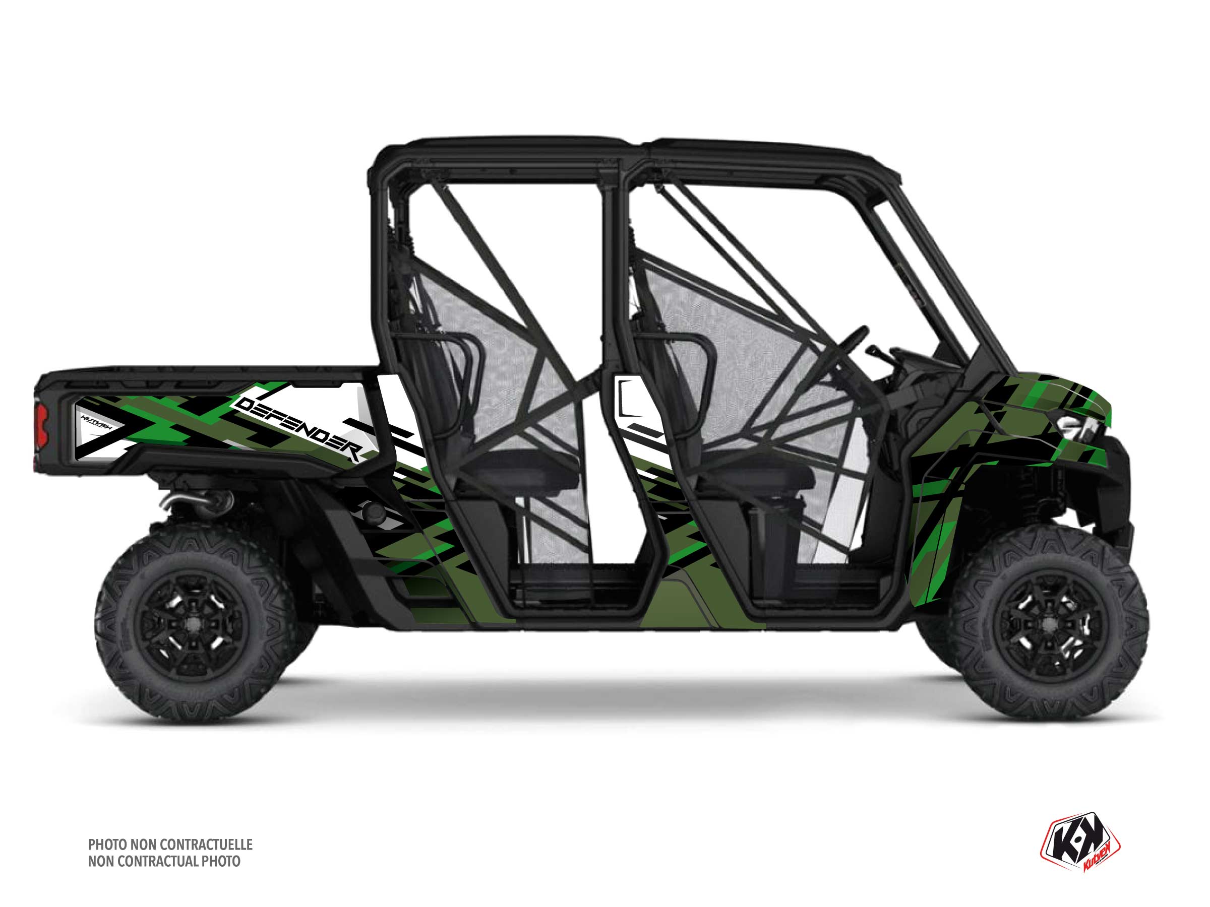 Kit Graphique ssv can-am defender max lane vert  
