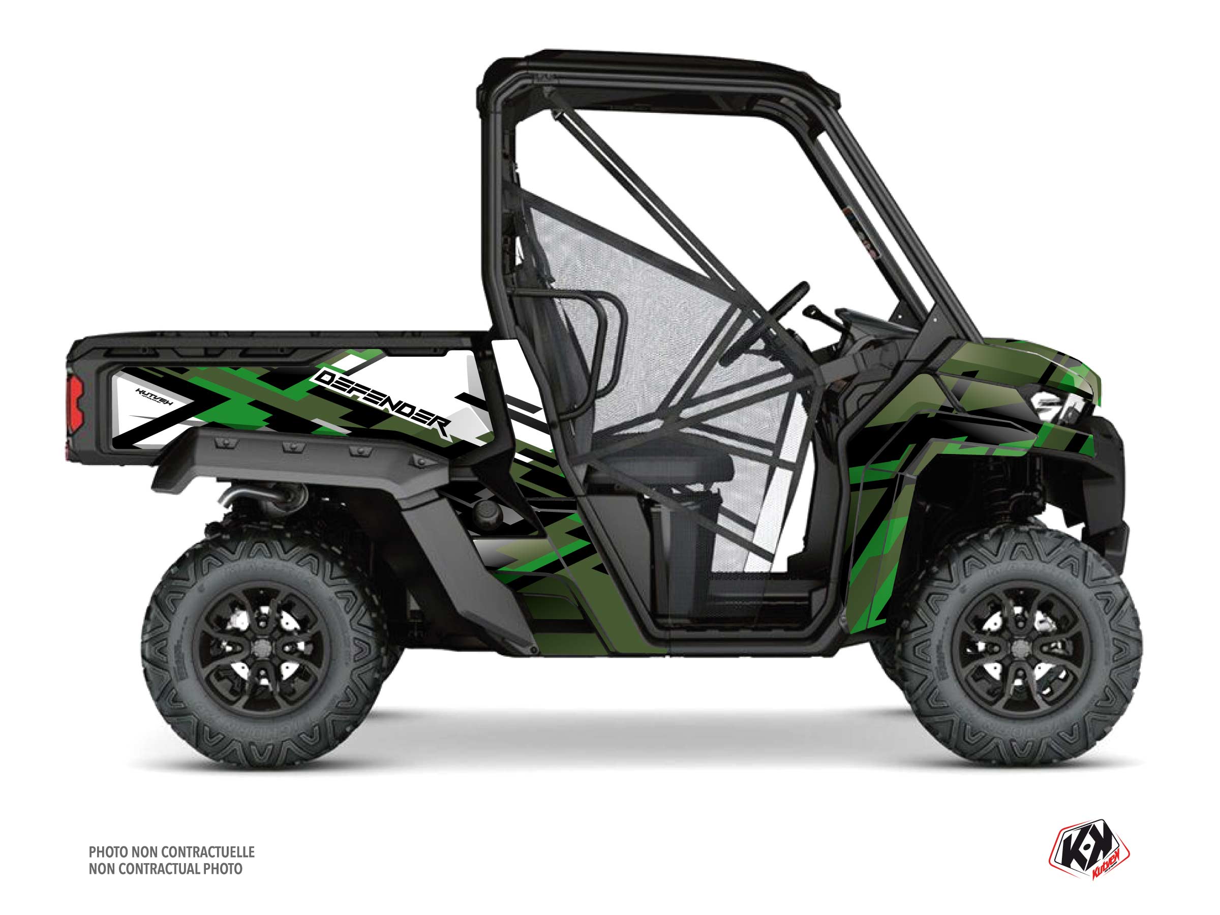 Kit Graphique ssv can-am defender lane vert  