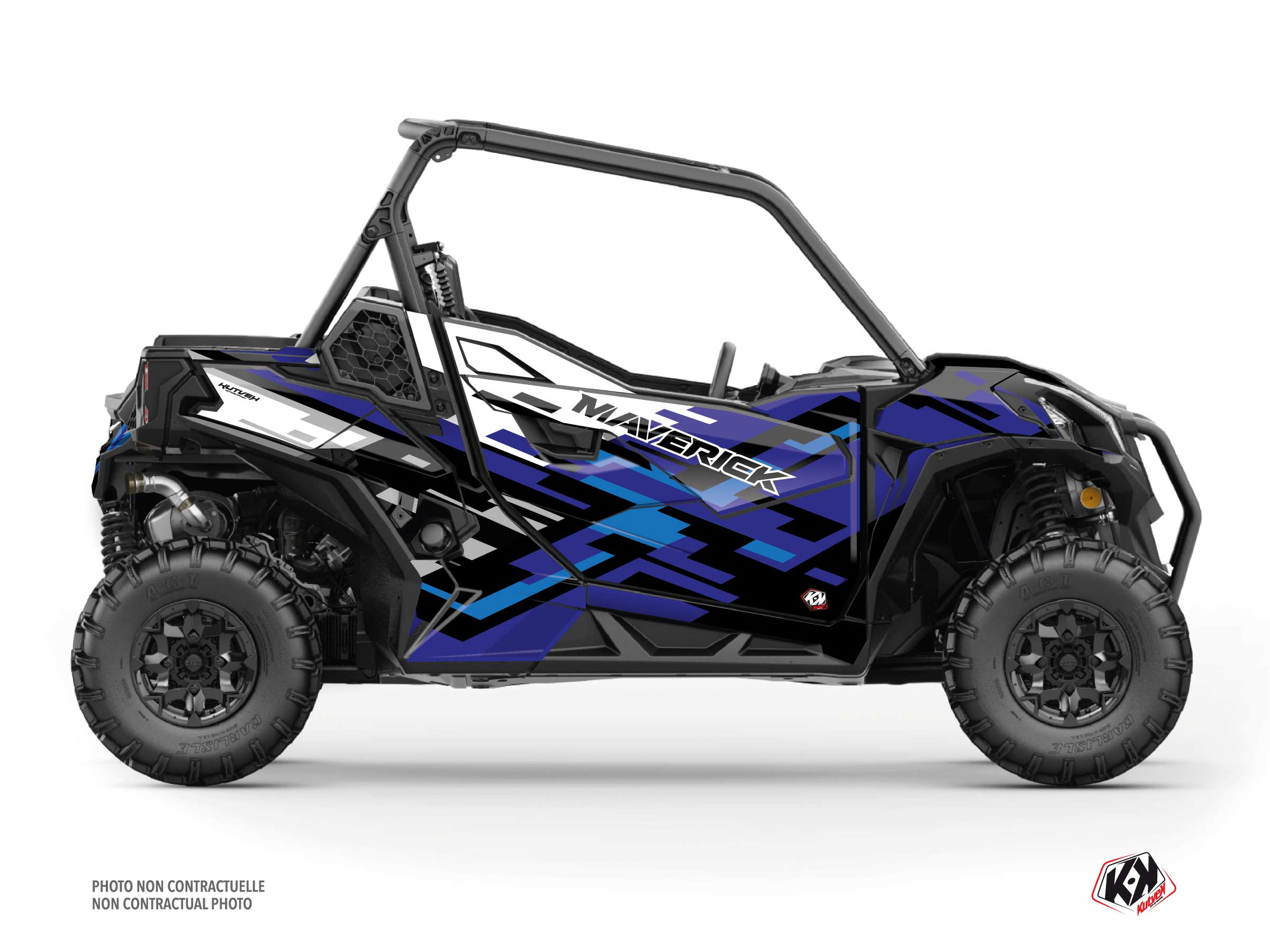 kit déco ssv can-am maverick trail lane bleu