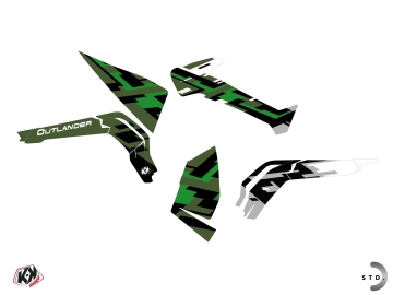 can-am atv lane graphic kit green | Kutvek