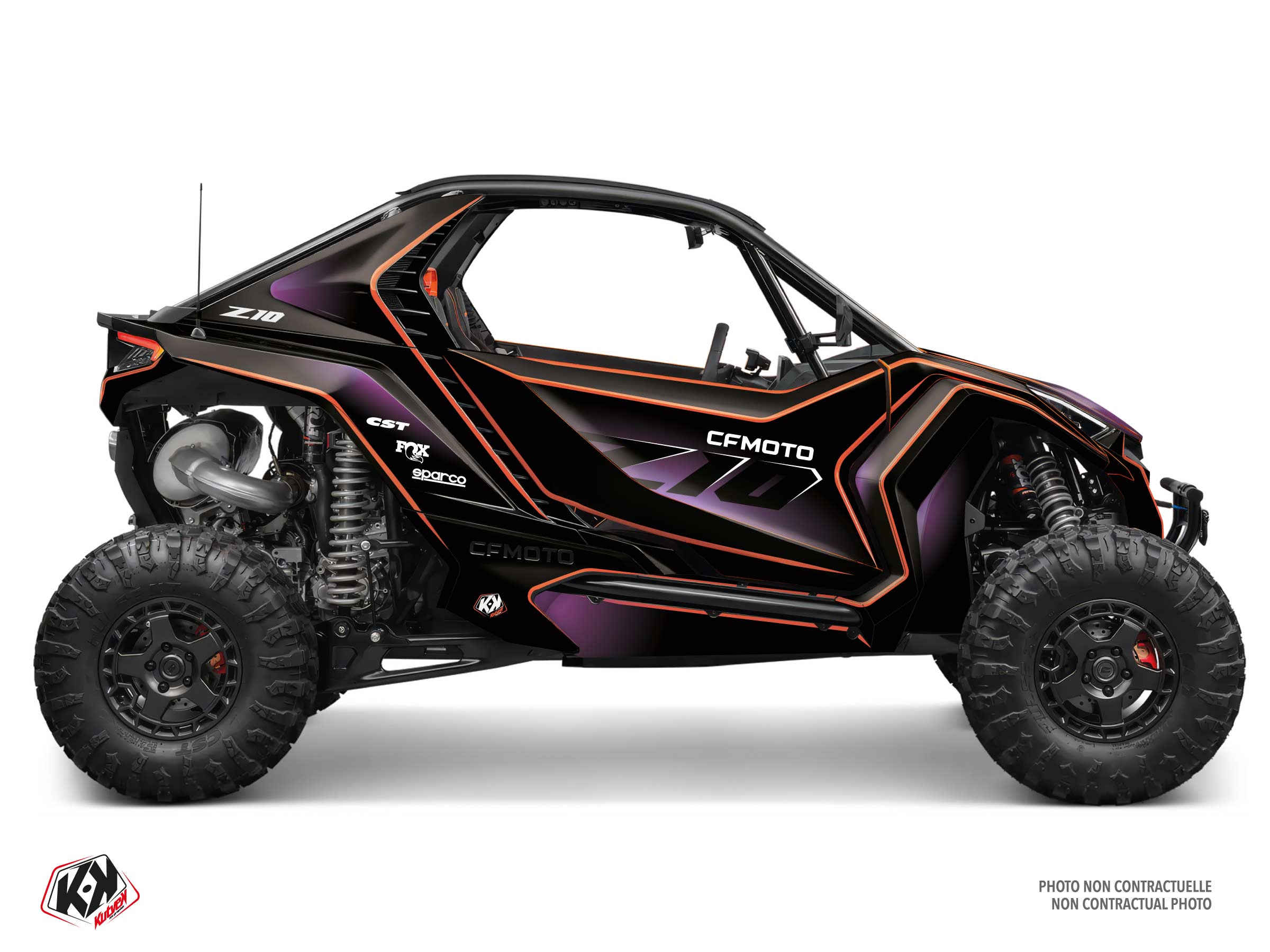 CF MOTO UTV LASER graphic kit Orange