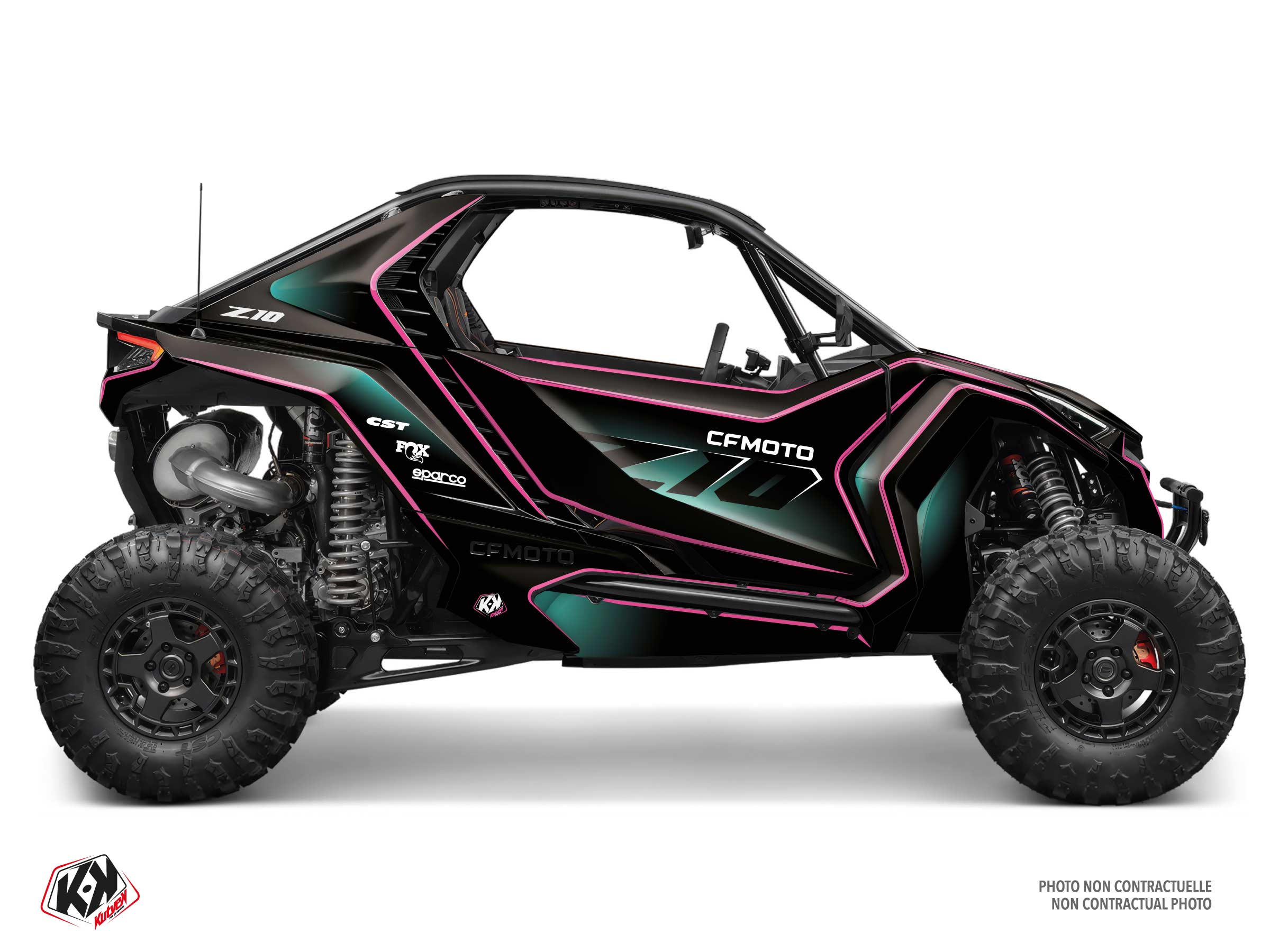 CF MOTO UTV LASER graphic kit Pink