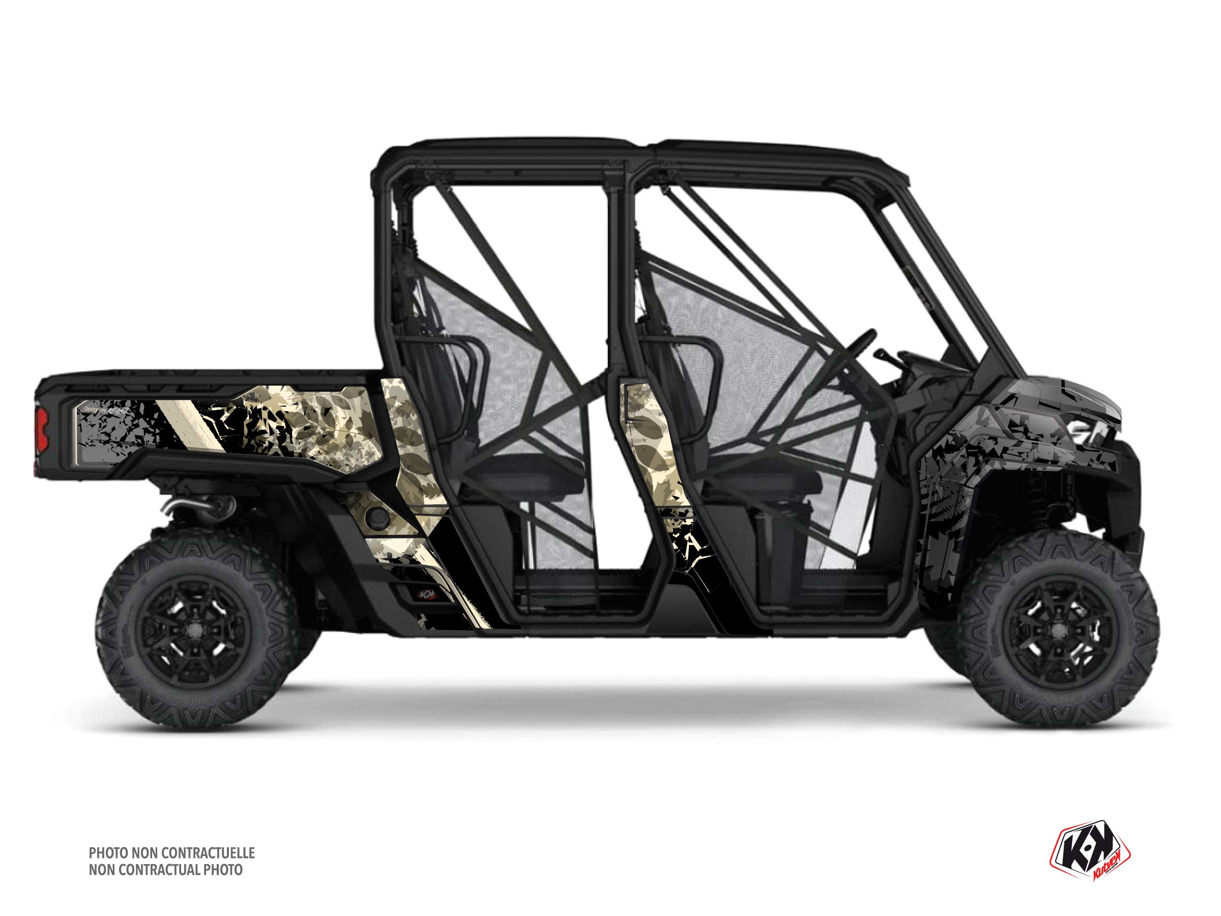 Kit Graphique ssv can-am defender max leaf sable  