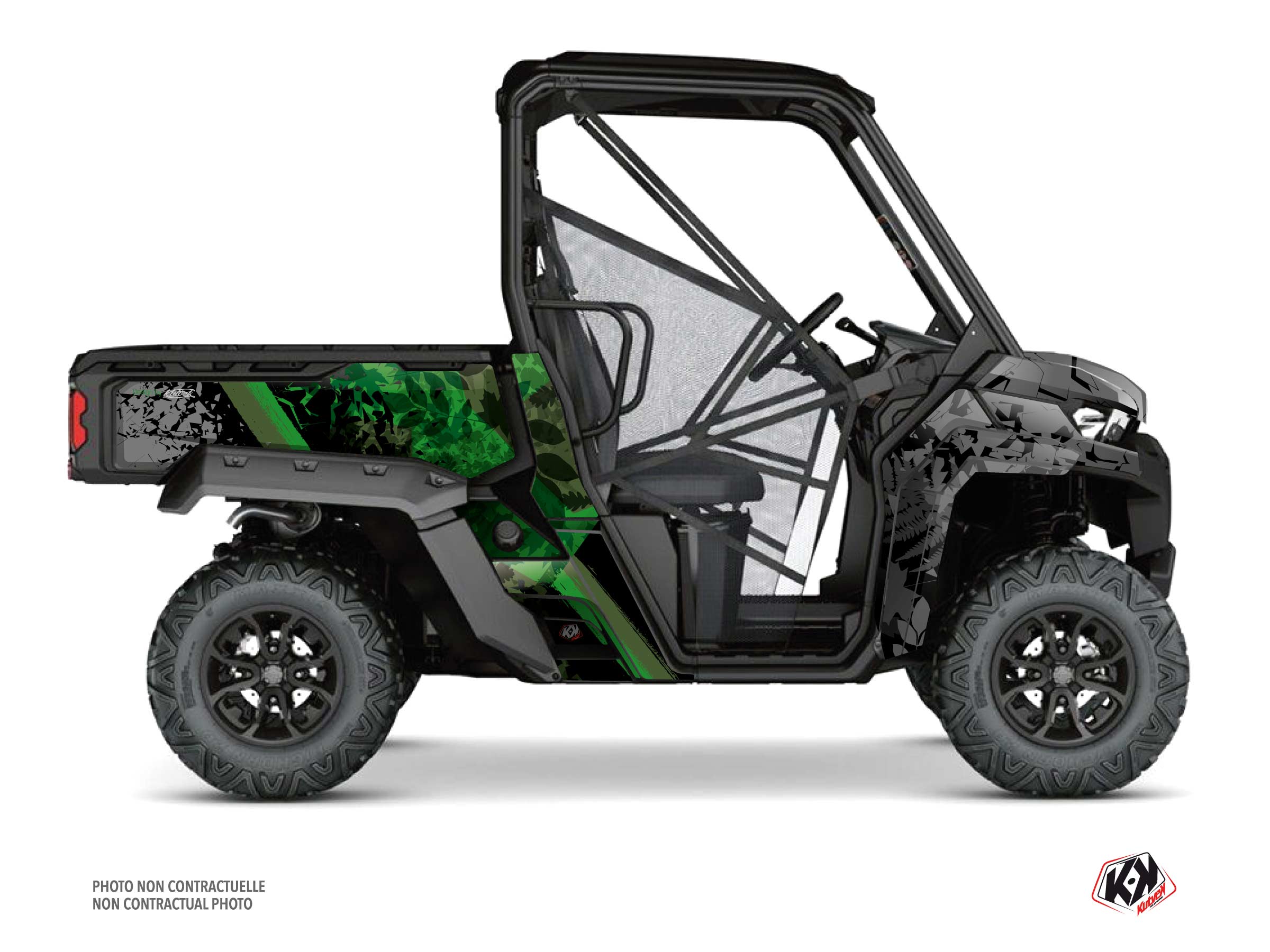 Kit Graphique ssv can-am defender leaf vert  