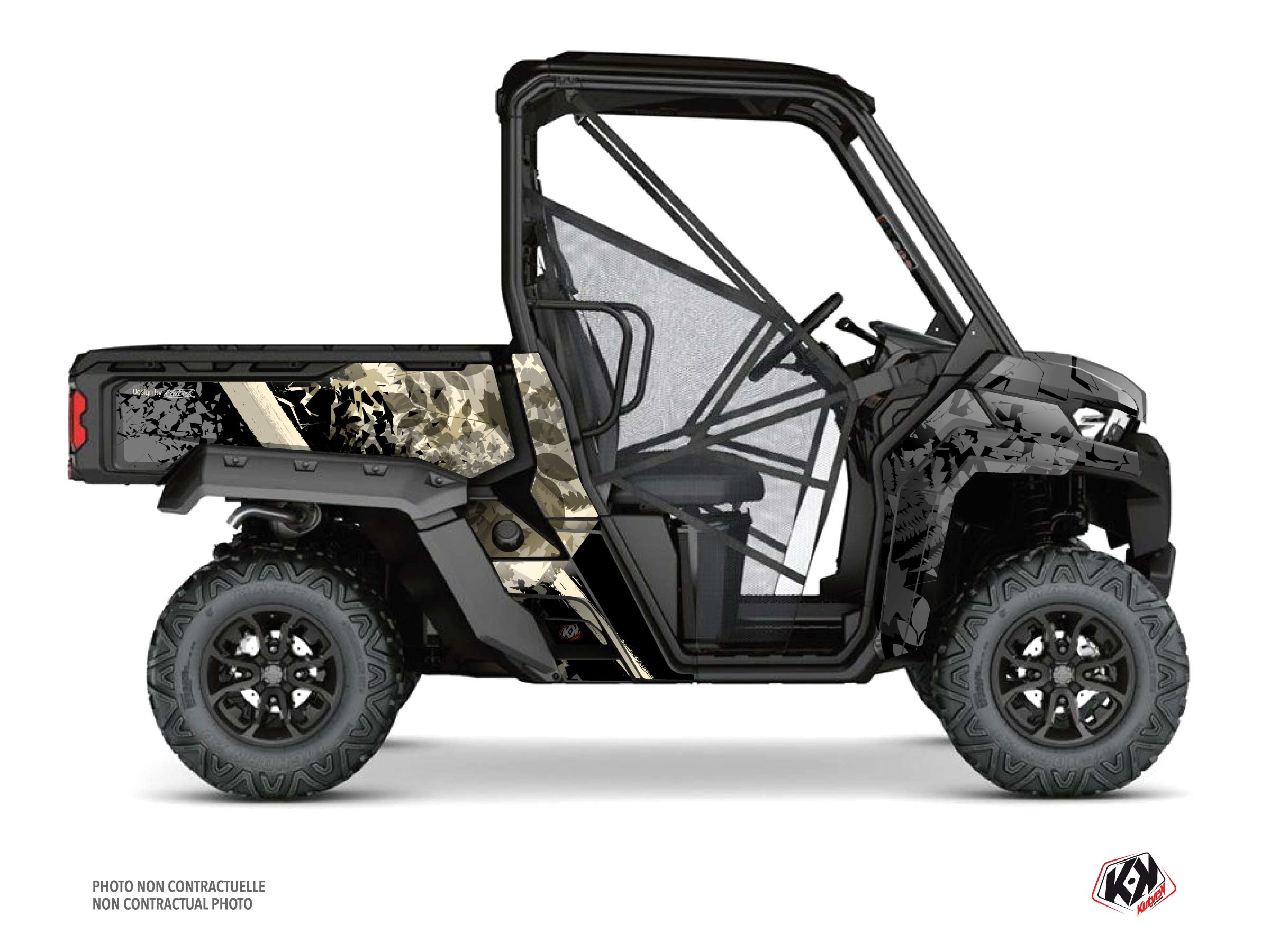 Kit Graphique ssv can-am traxter leaf sable  