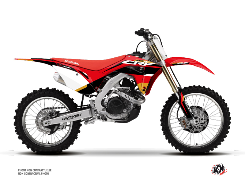 honda dirt bike league  graphic kit gold