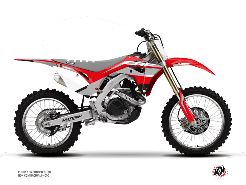 honda dirt bike league  graphic kit grey