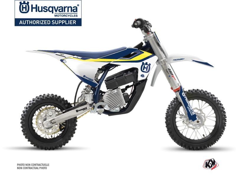 kit déco motocross husqvarna legend bleu 