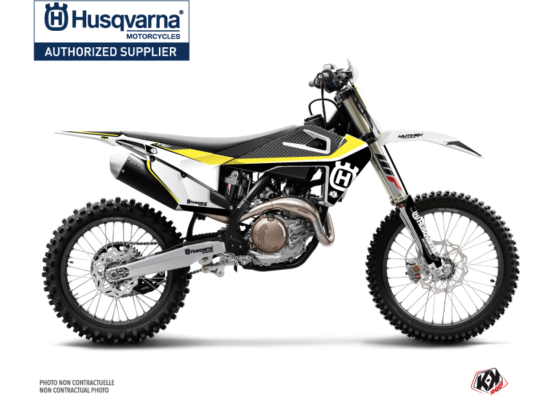 kit déco motocross husqvarna legend noir 
