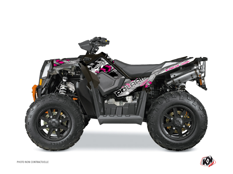 kit déco quad polaris lifter rose 