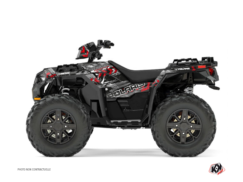kit déco quad polaris lifter rouge 