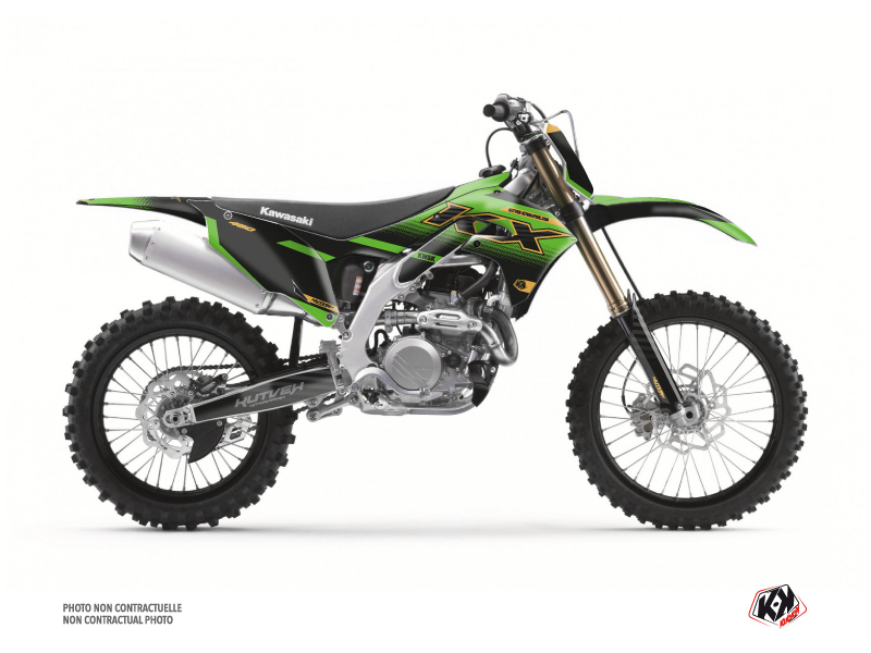 KX60 Swingarm & Airbox Number Plate Decals - Dirt Bike Graphics Stickers For Kawasaki KX60