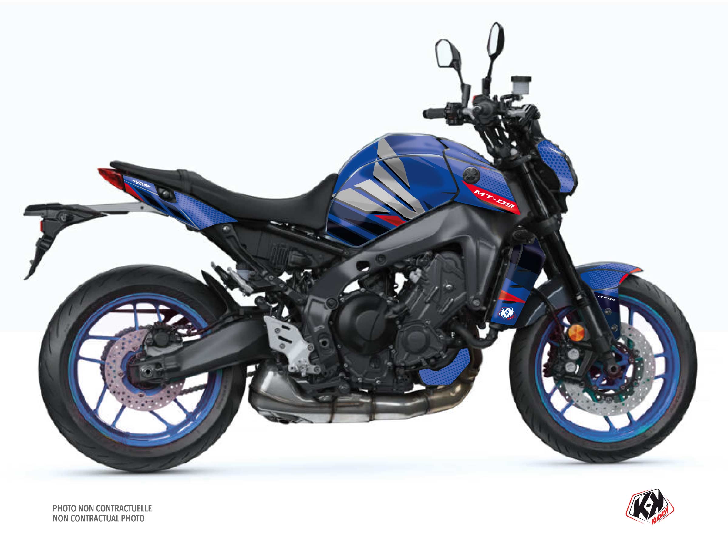 Kit Déco Moto Mantis Yamaha MT 09 Bleu