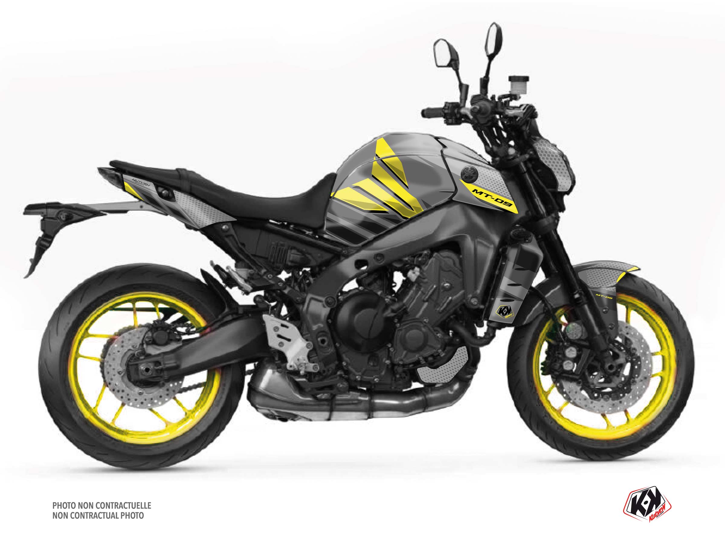 Kit Déco Moto Mantis Yamaha MT 09 Jaune