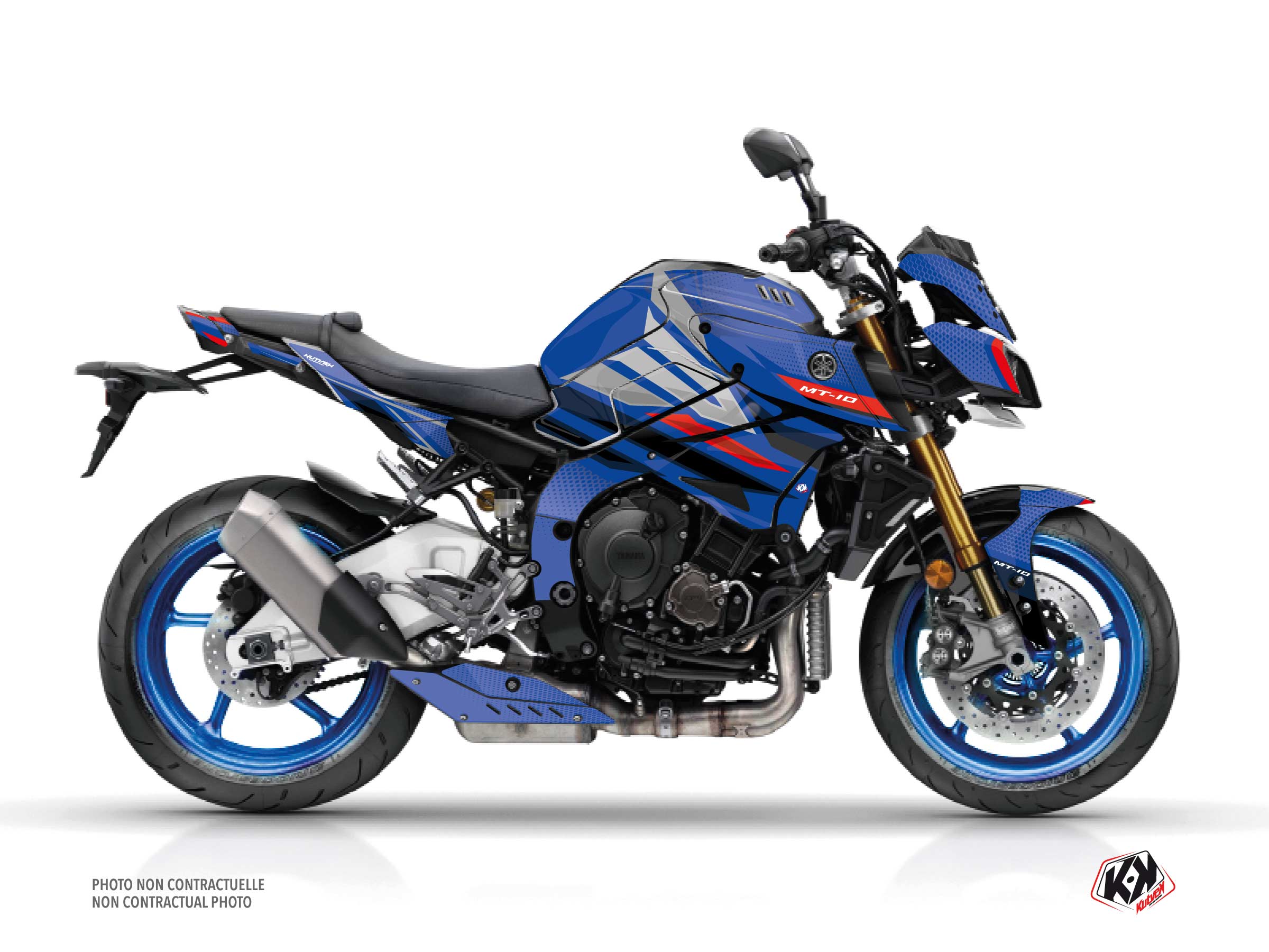 Kit Déco Moto Mantis Yamaha MT 10 Bleu 