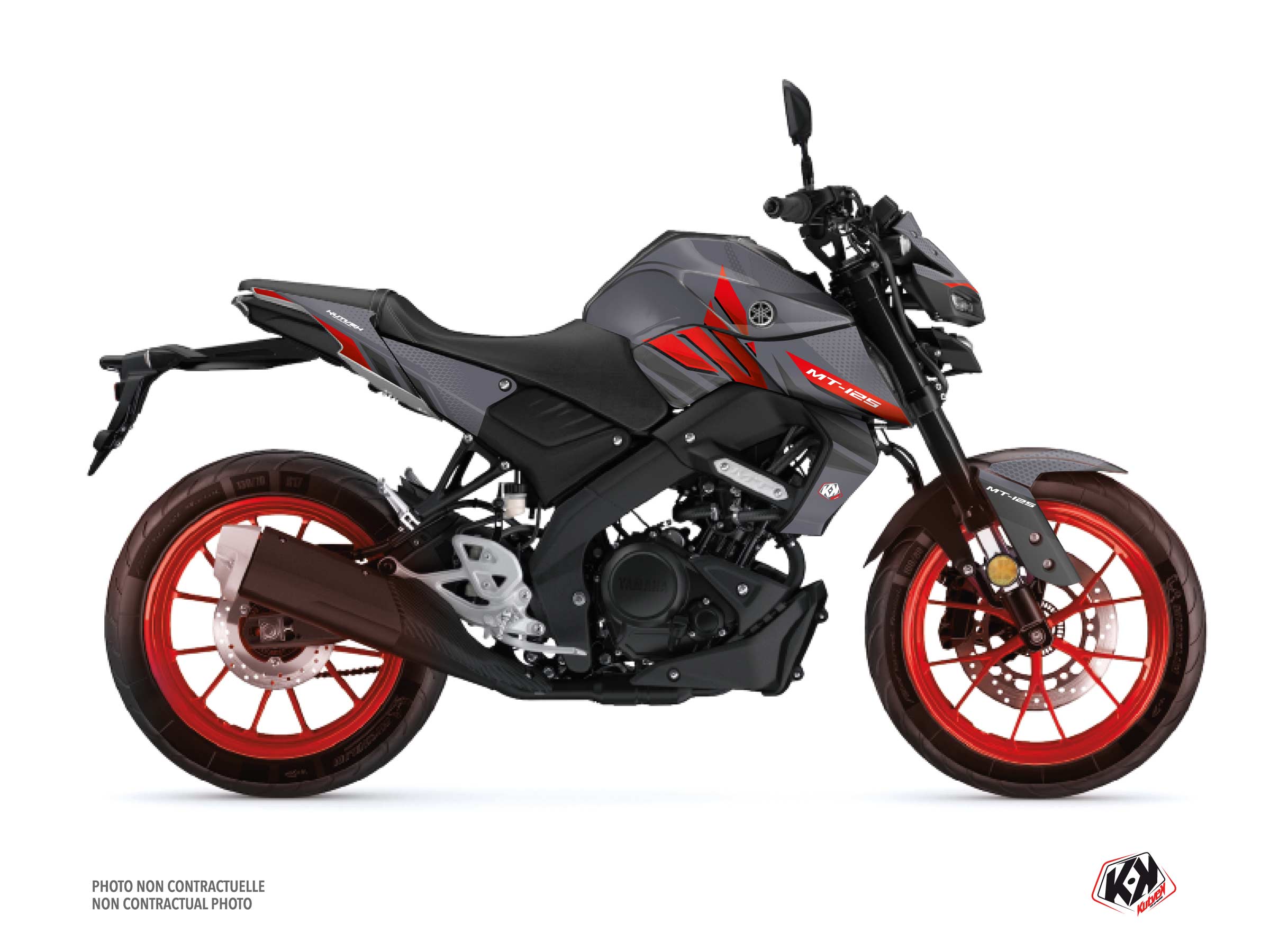 Kit Déco Moto Mantis Yamaha MT 125 Rouge
