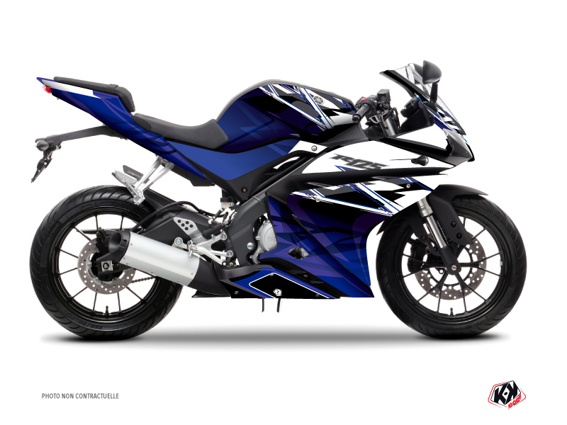 Kit Déco Moto Mission Yamaha R125 Bleu