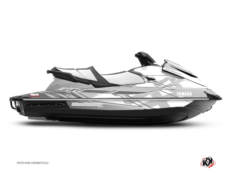 yamaha jet-ski mission  graphic kit white