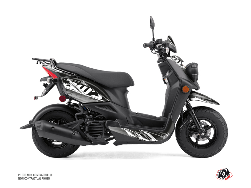 yamaha scooter mission  graphic kit black-grey