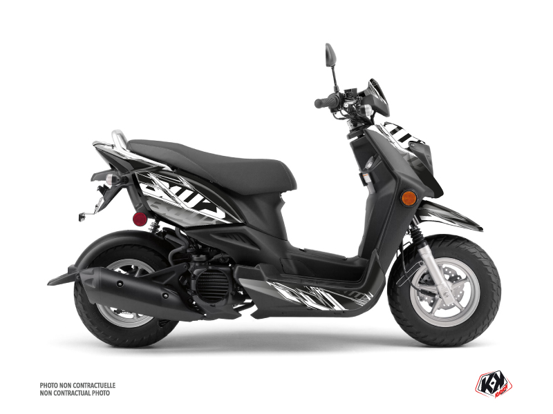 yamaha scooter mission  graphic kit black-grey
