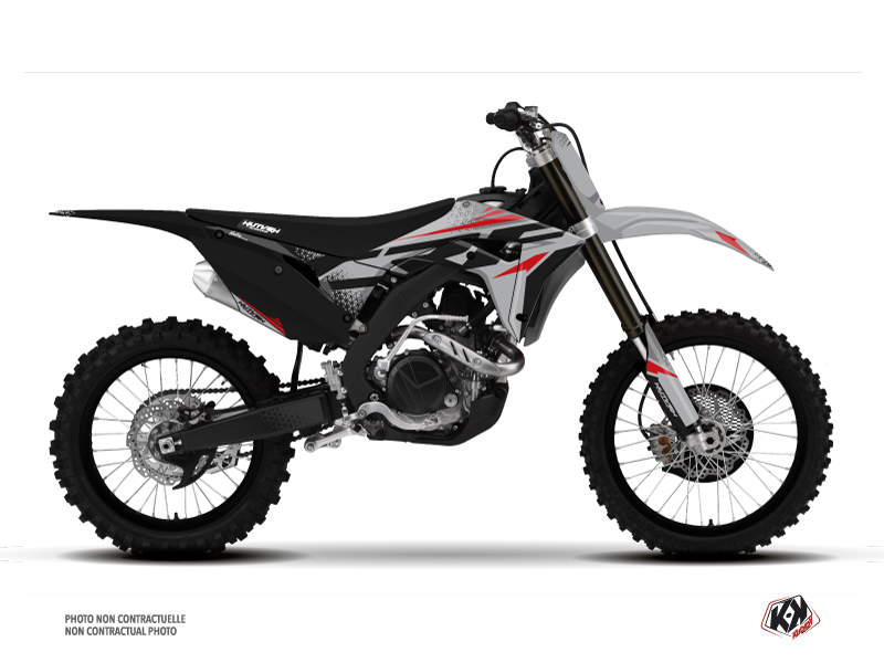 honda dirt bike nasting  graphic kit grey-red