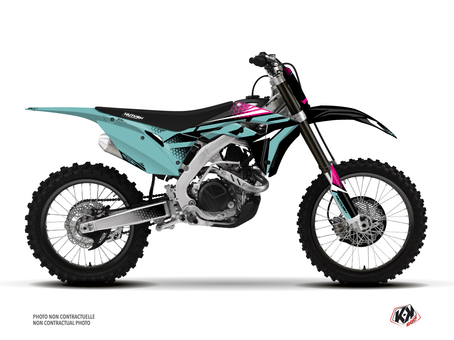honda dirt bike nasting  graphic kit turquoise