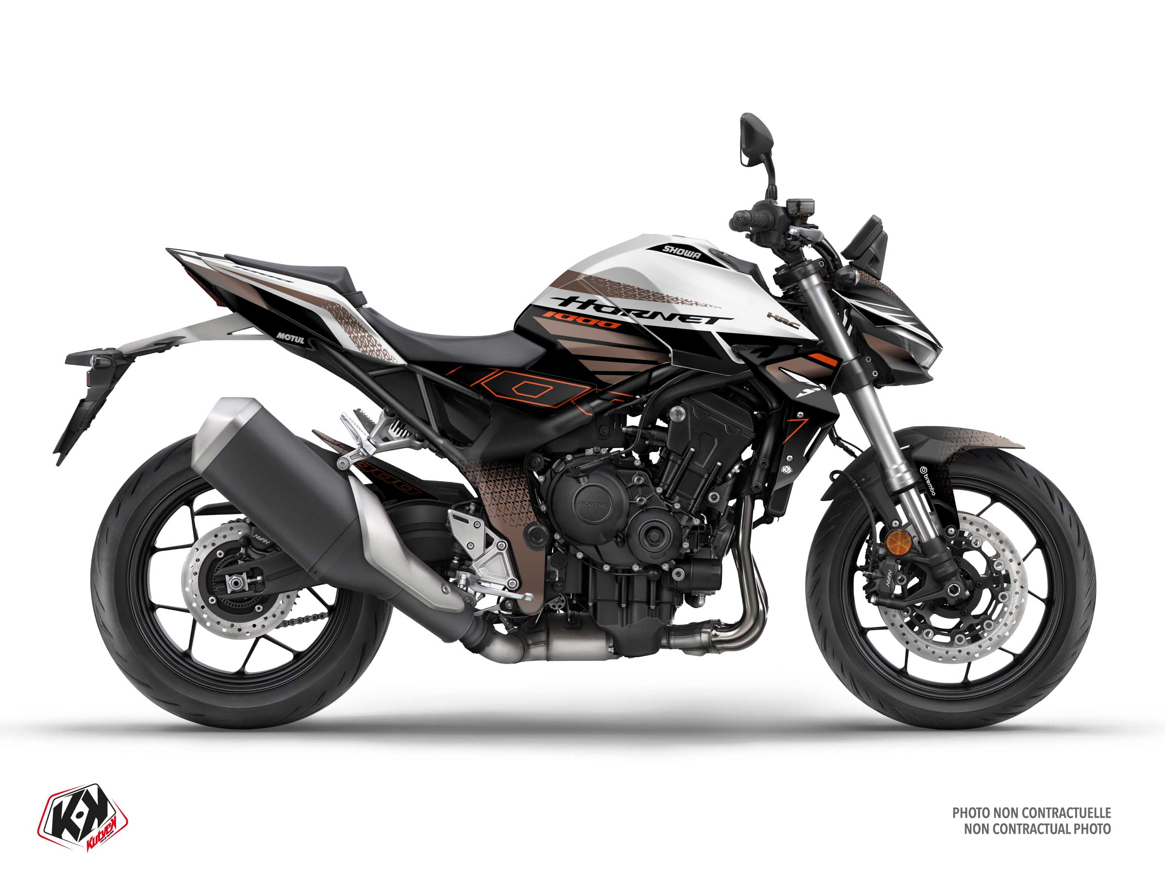 honda street bike nest  graphic kit white