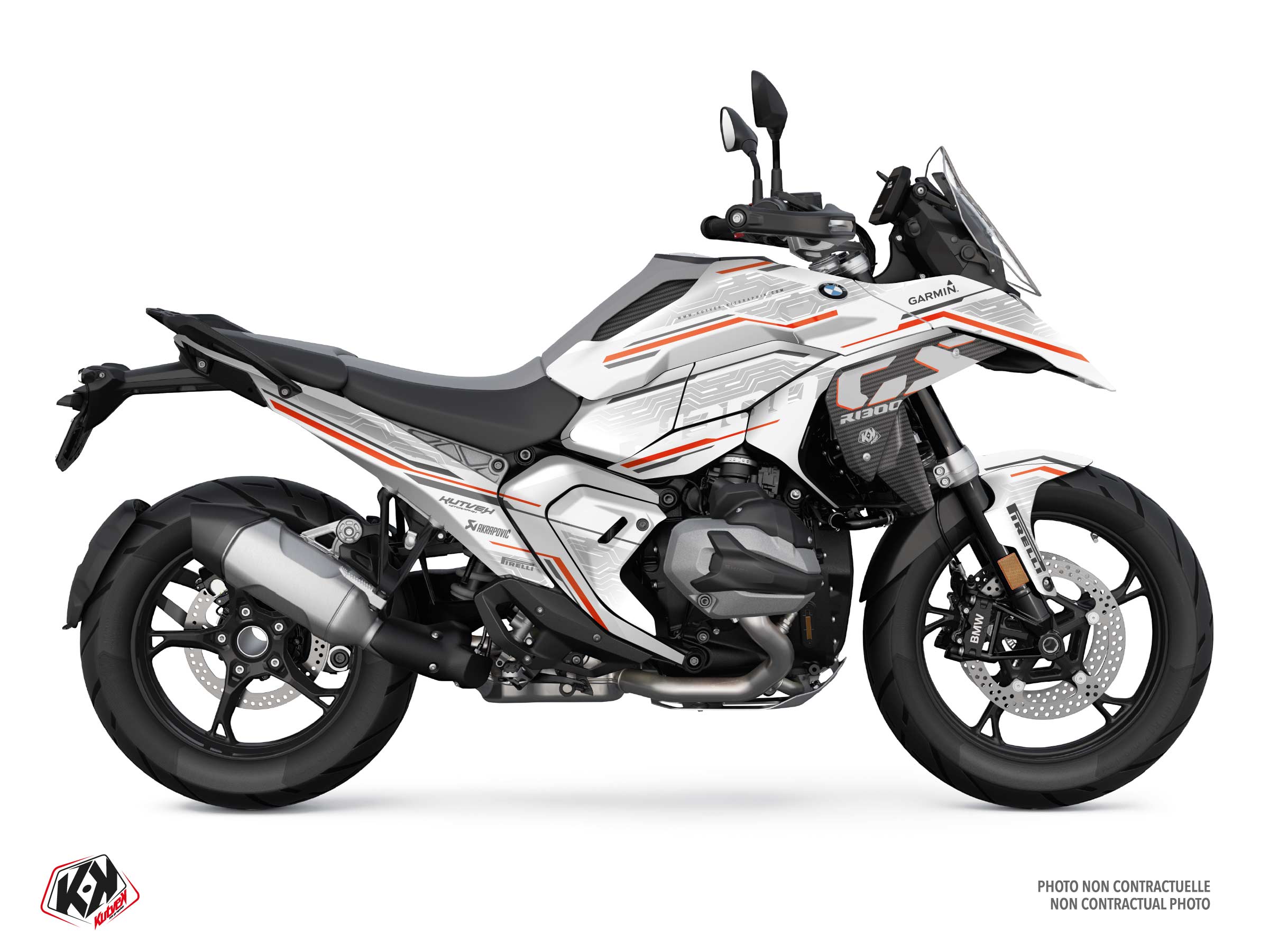 bmw street bike nexus  graphic kit white