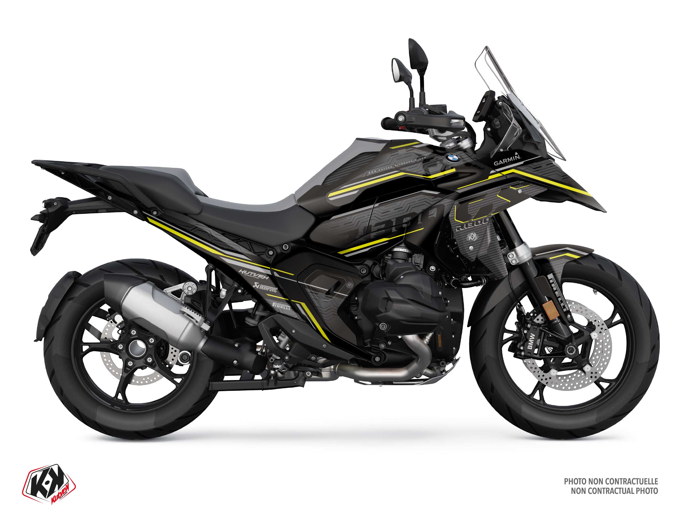 bmw street bike nexus  graphic kit black
