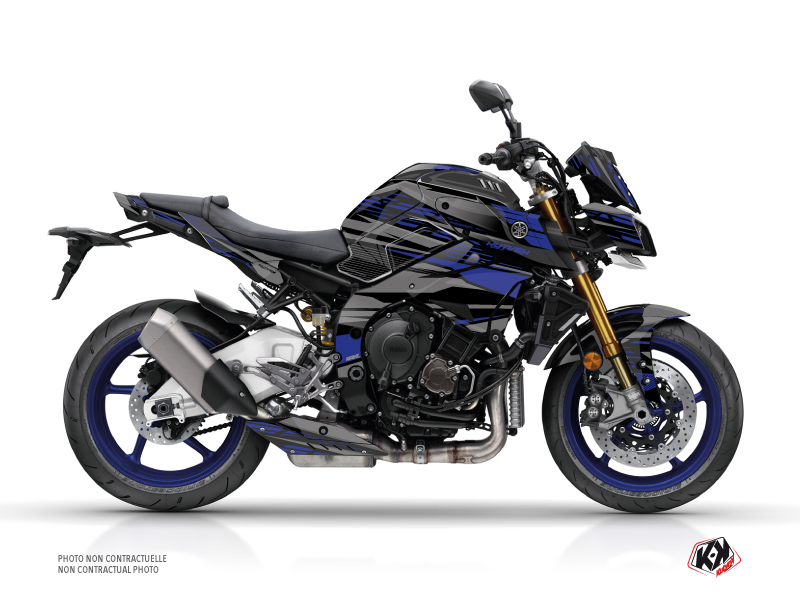 Kit Déco Moto Night Yamaha MT 10 Noir Bleu