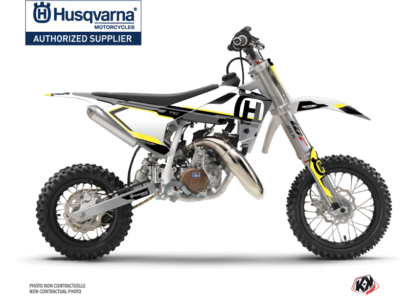 husqvarna dirt bike nova  graphic kit black