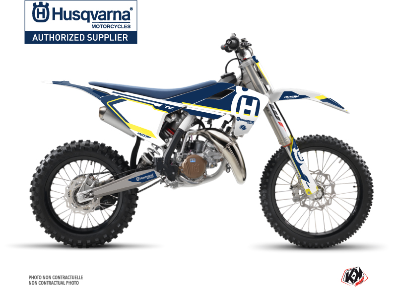 Husqvarna TC 85 Dirt Bike Nova Graphic Kit Blue